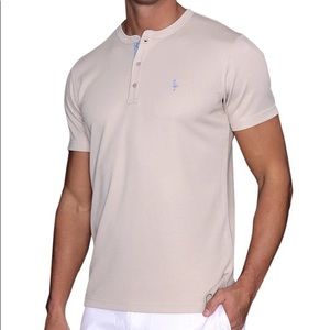 TAILORBYRD SOLID MICRO MODAL HENLEY | Size L